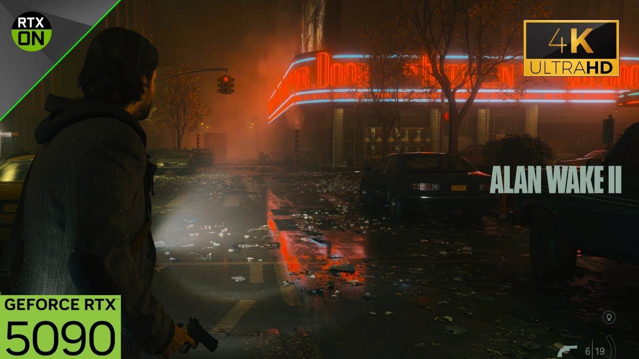 Alan Wake 2 | RTX 5090 [4K] Path Tracing ON, DLSS + MFG | Ryzen 7 ...