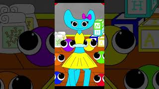 Better off alone cyan dance (rainbow friends)#animation #flipaclip