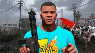 FRANKLIN EM UM ATAQUE ZUMBI DO GTA 5 screenshot 4