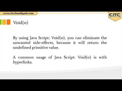 JS Void(0) Video Tutorials