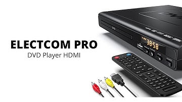 ELECTCOM PRO | DVD Player HDMI, DVD Players for TV, CD Players for Home, HDMI and RCA Cable Included
