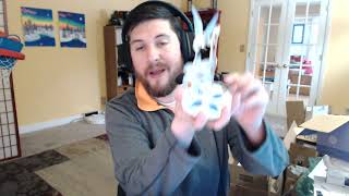 Glass Baron Hummingbird with White Flower