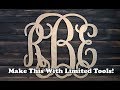 Monogram Sign: Limited Tools Project