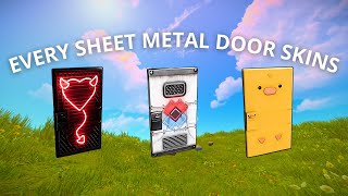 Every Sheet Metal Door Skin in Rust 2023