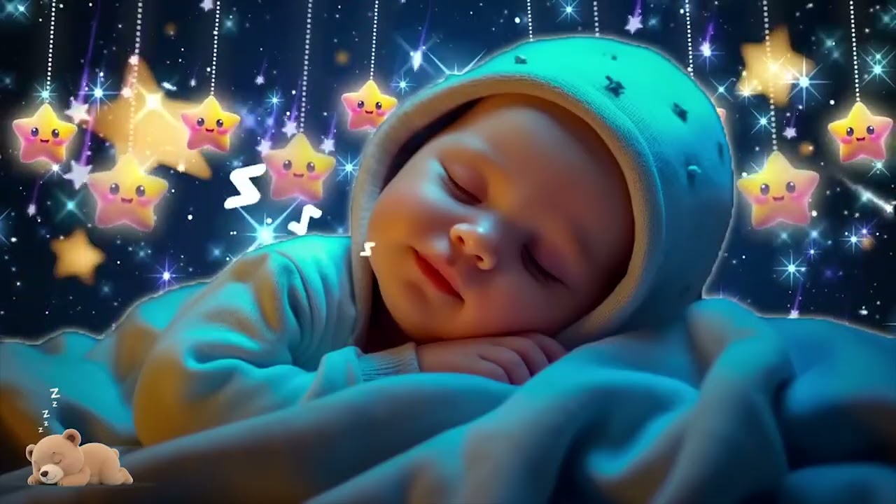 Baby Sleep Music 🎵 Mozart & Brahms Lullaby 🌙 Calming Music to Drift Beyond Insomnia Tonight