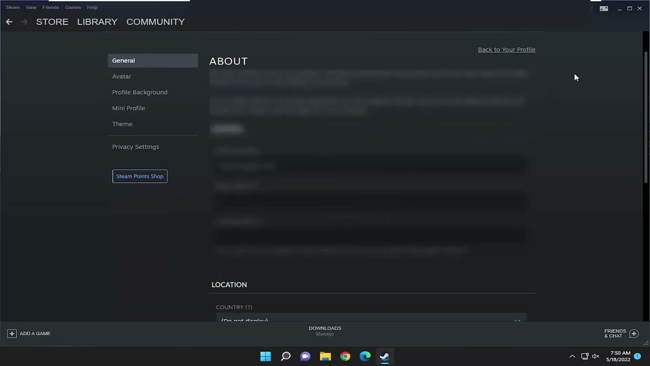 Steam - How to Change Account Name / Profile Name
