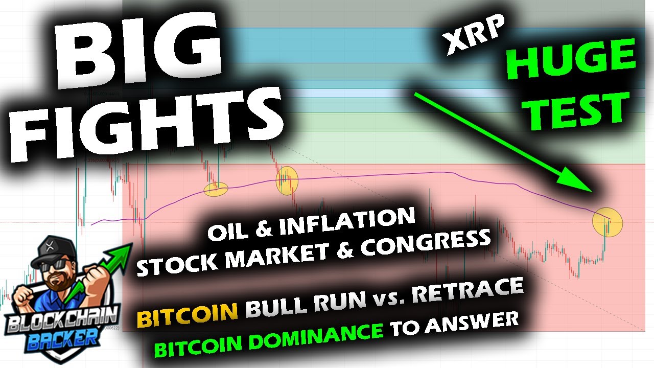 XRP Resistance, Bitcoin Dominance Teeters, Bull vs Retrace, Congress to Sell, Oil Retest Inflation