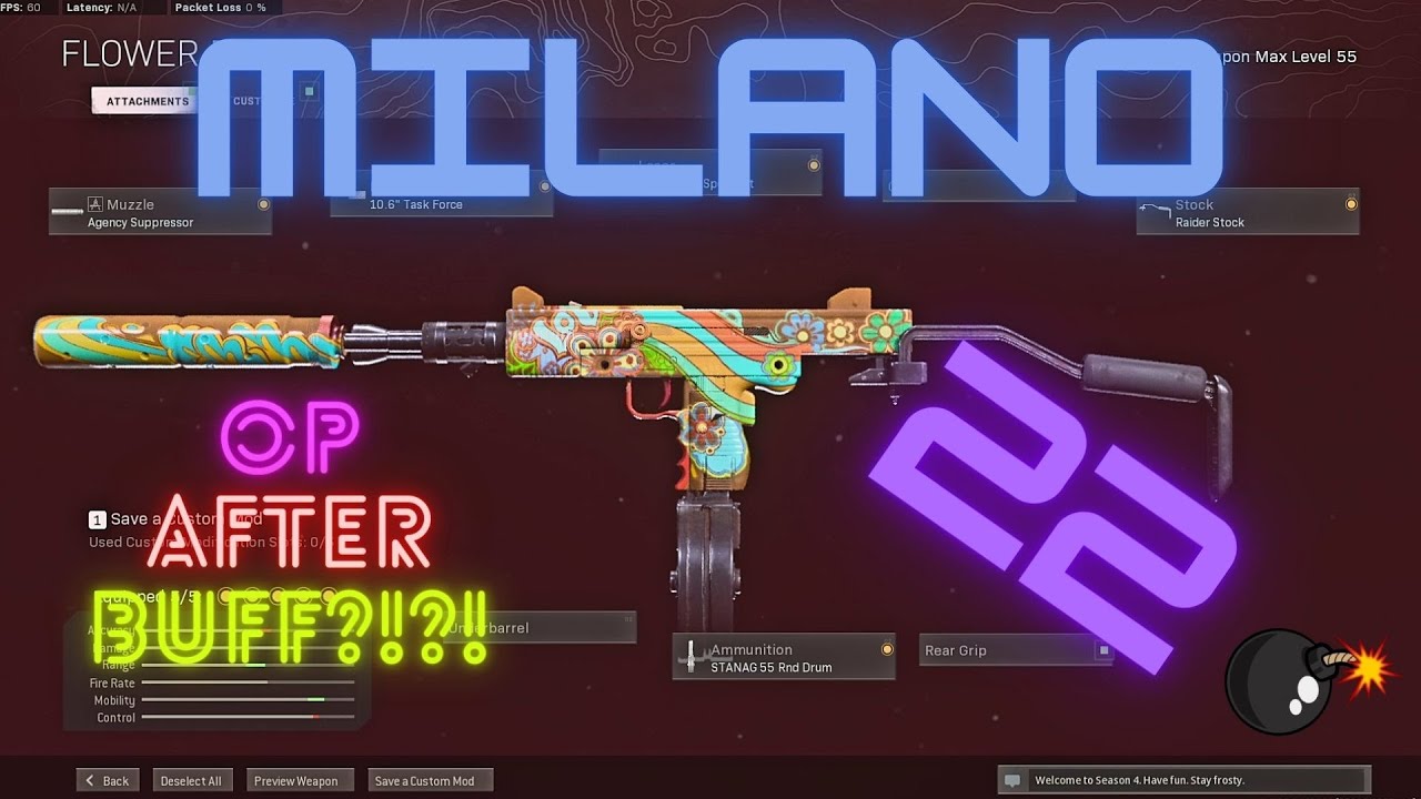The MILANO is OVERPOWERED after the BUFF!! (Warzone) (22 kills)
