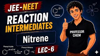 Reaction Intermediates |Lec-6| Nitrene intermediate and its reactios. #neet . Complete organic.