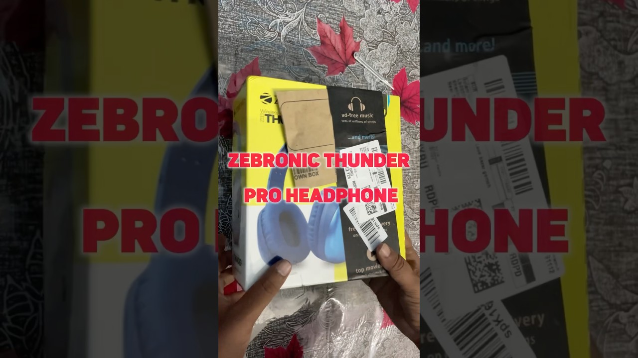 Unboxing headphone 