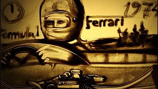 Ferrari, Formula 1, Racers… Sand Animation “Eternal Rush” by Kseniya Simonova | Niki Lauda tribute