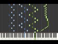 Chinese dance from the nutcracker piano duet synthesia