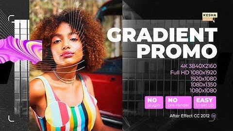 Gradient promo AFTER Effects Template Videohive 28789917