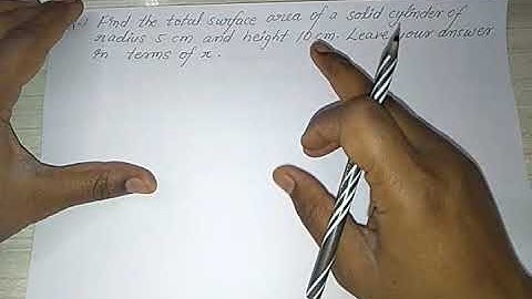 MENSURATION ICSE CLASS X 17.1 Q1