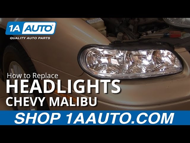 How To Replace Headlight 97 03 Chevy Malibu 1a Auto
