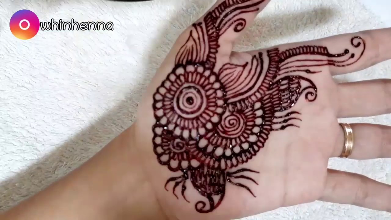 Henna Tangan Mudah dan Cantik - YouTube