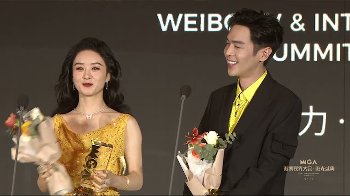 赵丽颖 张若昀  微博视界大会•微光盛典 年度品质演员 Zhao Liying WEIBO TV&Internet Video Summit2022  20221129 - 天天要闻
