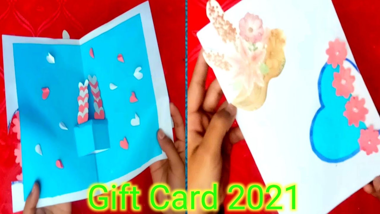 Gift card Valentine's day 2021 Handmade Gift card 2021 Valentine