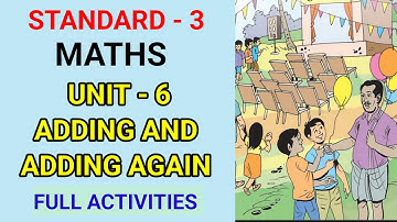 ADDING AND ADDING AGAIN |STD 3 MATHS UNIT 6 | CLASS 3 NEW MATHS CHAPTER 6 | Edu Mate