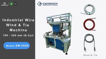 EASTONTECH EW-2020 Automatic Wire Winding and Tying Machine (circle shape, double tying)