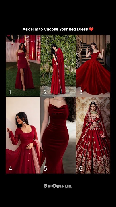 Ask Him to Choose Your Red Dress ❤️ #RedDress #FashionReels #StyleInspo #DateNightLook #EveningGown