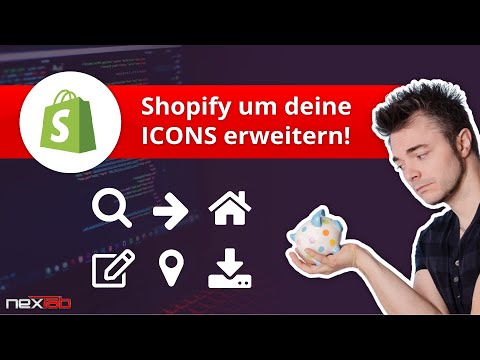 Shopify um ICONS erweitern - Spare Geld für Apps & passe den Code selbst an!