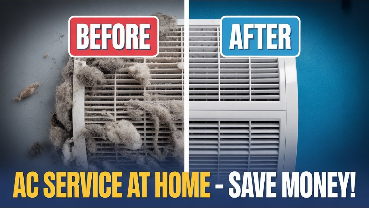 How to Service AC at Home | Easy Step-by-Step Guide - YouTube