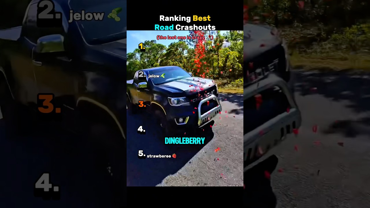 Ranking Best Road Crashouts 🥒