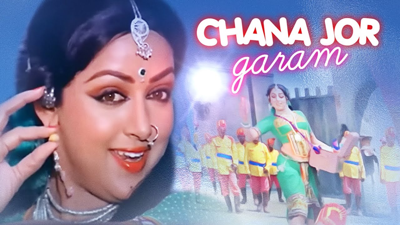 Chana Jor Garam Song  Kranti 1981  Hema M Manoj K Dilip K  Lata M Mohd Rafi Kishore Kumar