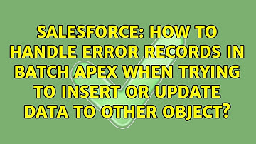 How to handle error records in batch apex when trying to insert or update data to other object?
