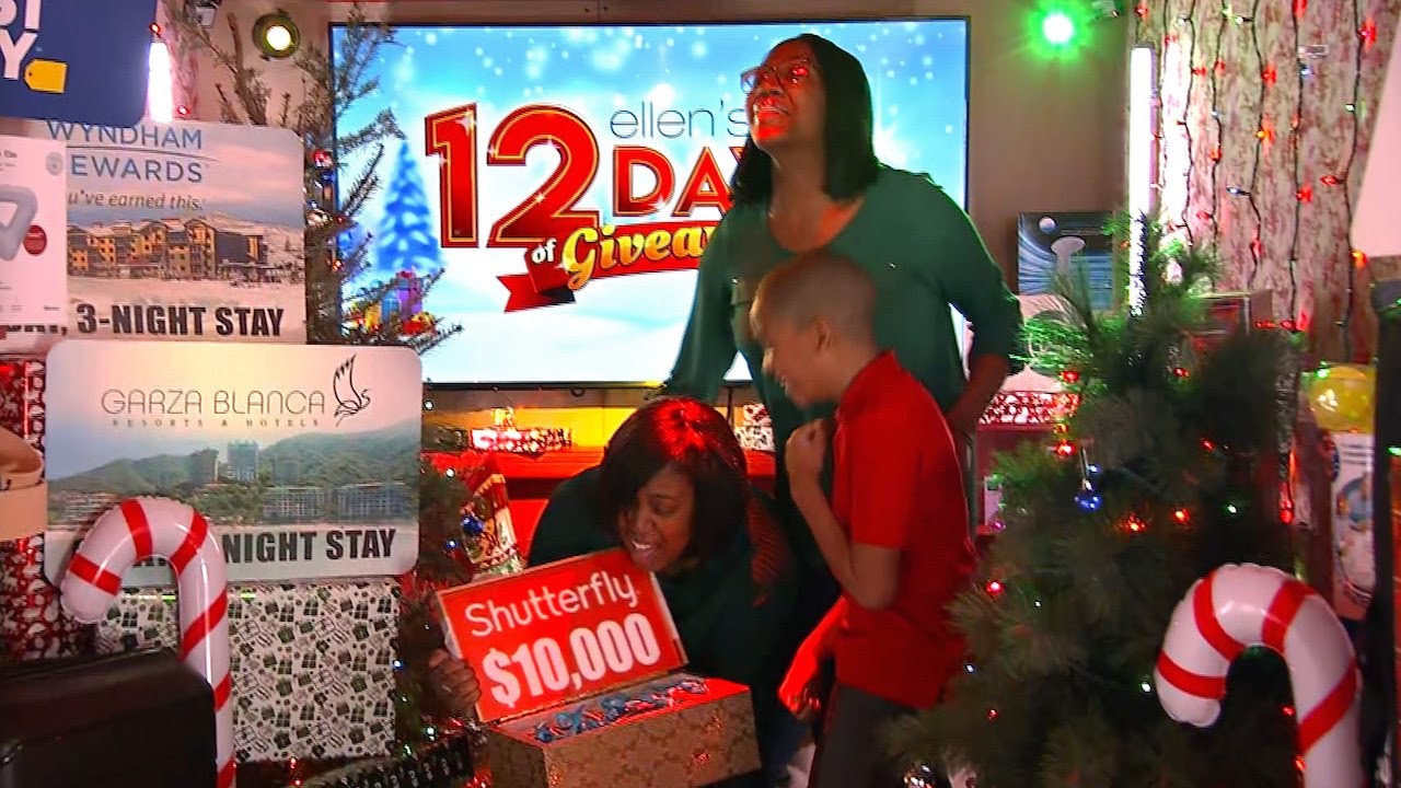 Ellen Shocks Single Mom with All the Gifts from 12 Days of Giveaways!