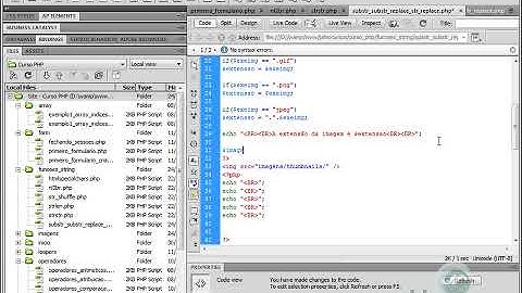 Curso PHP - 59 Funções strings substr str_replace