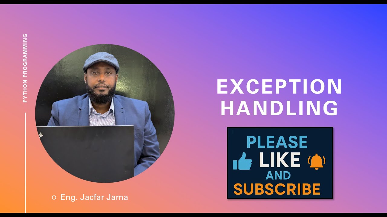 24 Python Programming Exception Handling Somali - YouTube