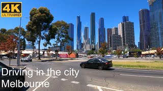 Driving In The City | Melbourne Australia | 4K UHD