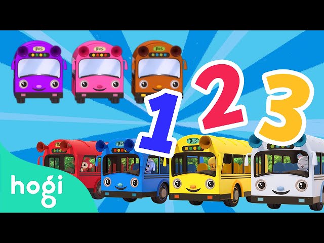 Ten Little Buses and More! | Compilaton | Sing Along | Nursery Rhymes for kids | Pinkfong Hogi class=