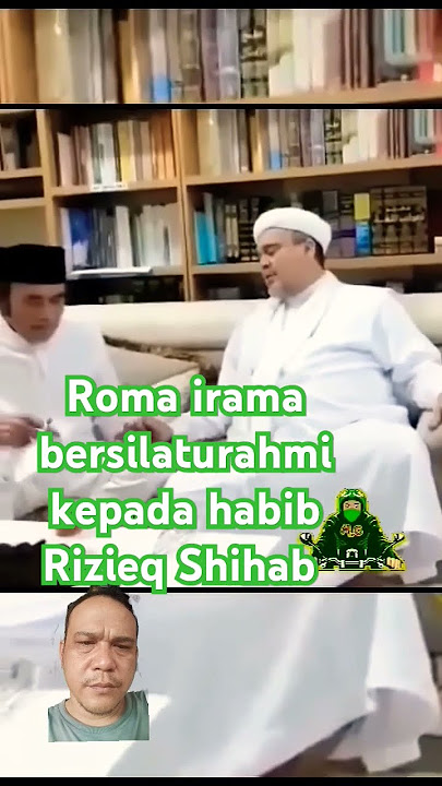 Roma irama bersilaturahmi kepada habib Rizieq Shihab #habib #romairama #polemiknasab