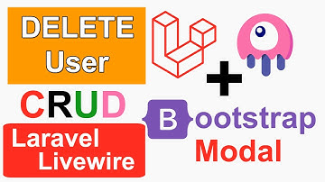 DELETE User In Laravel Livewire CRUD Operations With Bootstrap Model In Laravel In Hindi