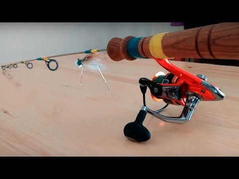 How to build custom Ice Fishing rod. DIY 