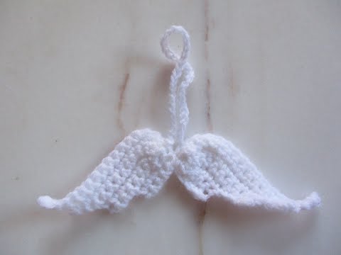 Décorations de Noël des Ailes d&rsquo;Anges au crochet - La grenouille Tricote