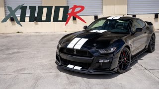 NITROUS SHELBY GT500 on Race Gas vs X1100R Ported Blower GT500 on E85! // How Will They Compare?