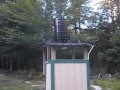 Video tour Solar off grid outdoor shower