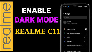 Realme C11 | How To Enable Dark Mode In Realme C11