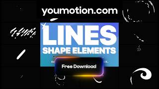 Flash FX Shape Lines Free Animated Line Overlays (Ae, Pr, Dr, FCPX)