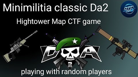Minimilitia classic Da2 / CTF flag game highlights video #minimilitia #minimilitiaupdate #gaming 