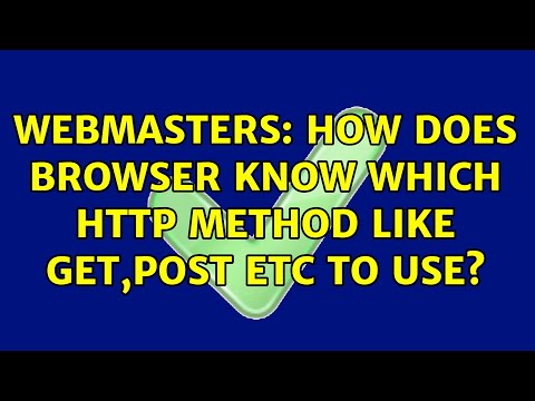 Webmasters: How does