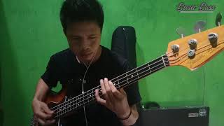 COVER BASS lagu TERHINA mansyur.s