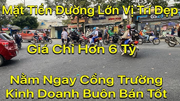 MẶT TIỀN ĐƯỜNG RỘNG VỊ TRÍ NGAY CỔNG TRƯỜNG HỌC .MUA VỀ VỪA Ở VỪA KINH DOANH TỐT 