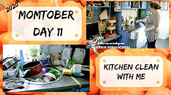kitchen clean with me