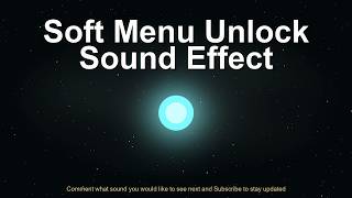 soft menu unlock sound effect screenshot 1