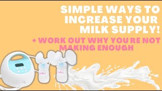 How to Increase Your Milk Supply